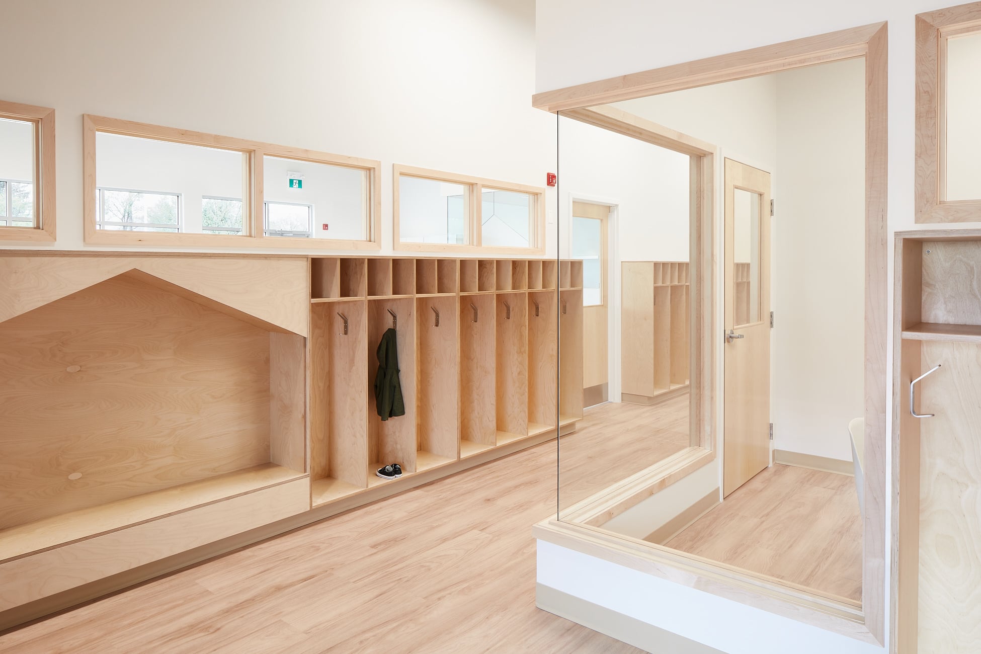 An entrance made for small arrivals